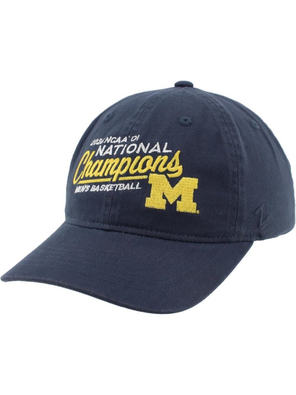 Men's Adjustable Basketball Hat - NCAA National Champs 2026, Michigan Wolverines